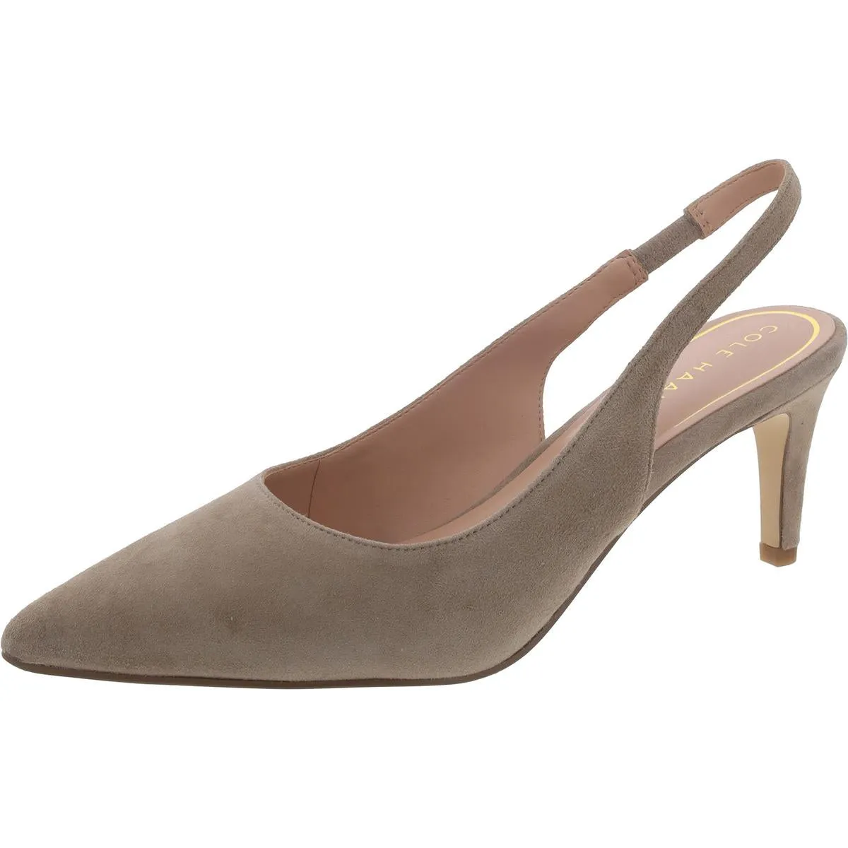 Cole Haan Womens Vandam Suede Slingback Heels