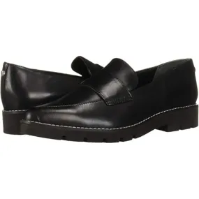 Draco Black Calf Leather Franco Sarto Loafer Flats