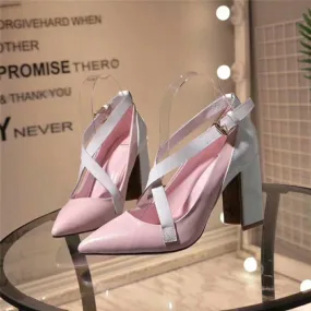 Luxury Designer Genuine Leather Comfortable High-end High Heels
