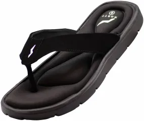 Norty MENS 8-13 MEM FOAM SANDAL BLACK   12120