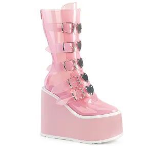 SWING-230C Demoniacult Alternative Footwear Women's Knee High Boots